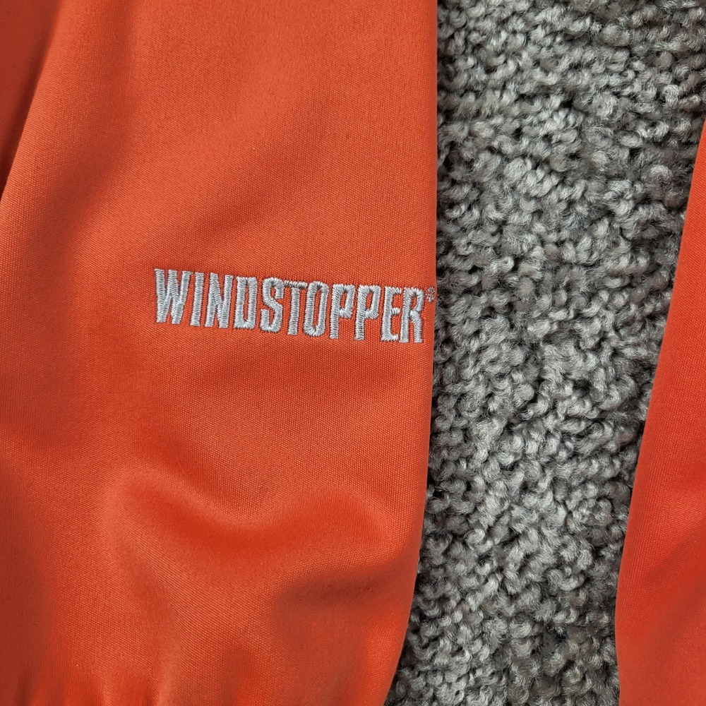 The North Face Summit Series Jacket Womens Large Orange Windstopper Softshell - Picture 10 of 13